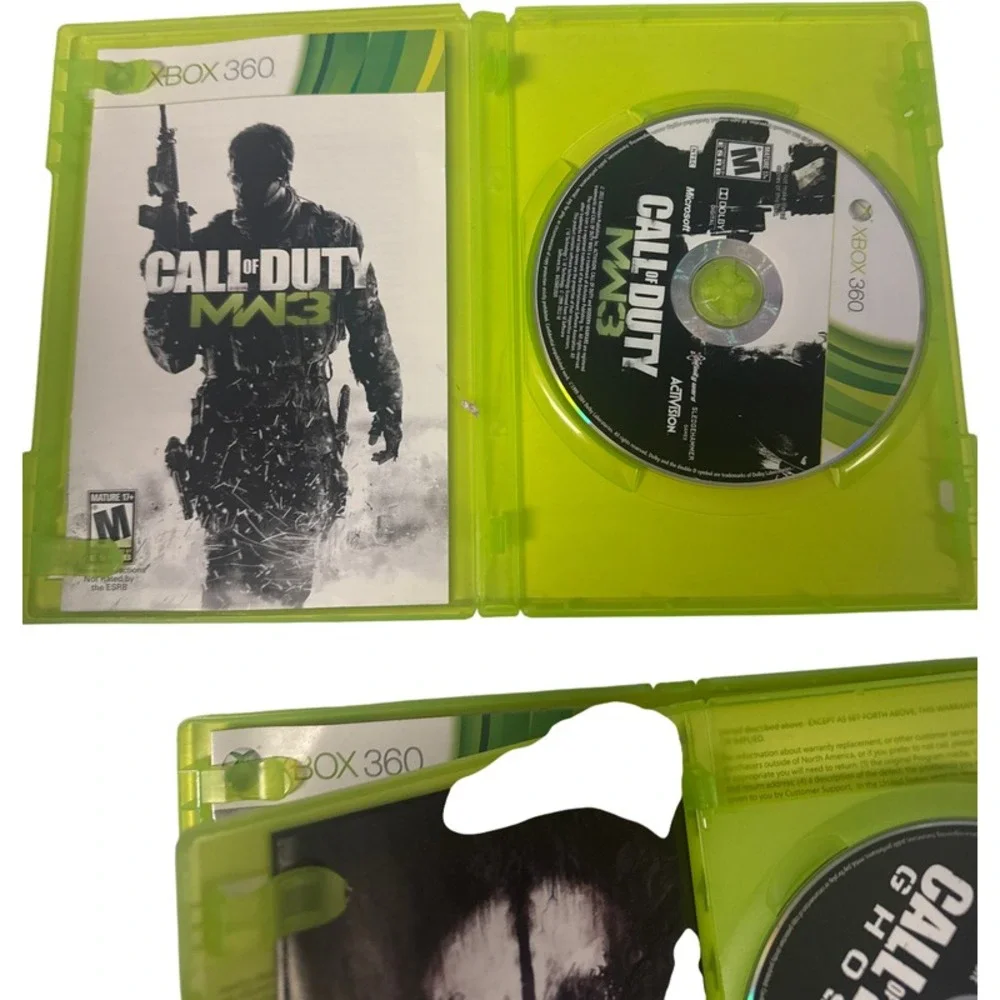 Xbox 360 Game Bundle Call of Duty MW3 Ghosts Medal of Honor Limited Edition‎